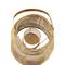 Gold Iron Modern Candle Holder Lantern, 16" x 9" x 9"